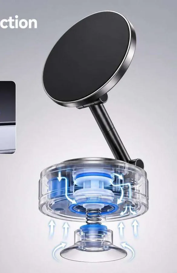 Vacuum Suction Phone Mount