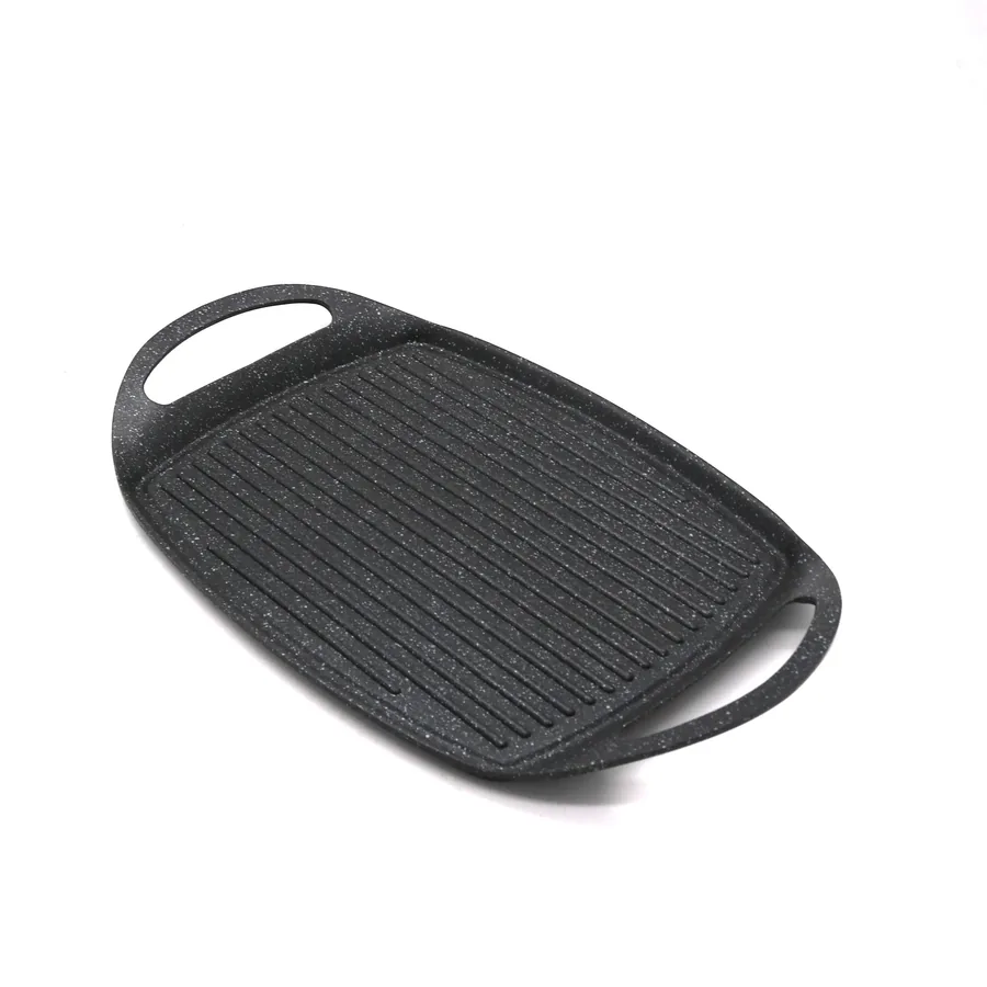 Black Ribbed Roasting Pan