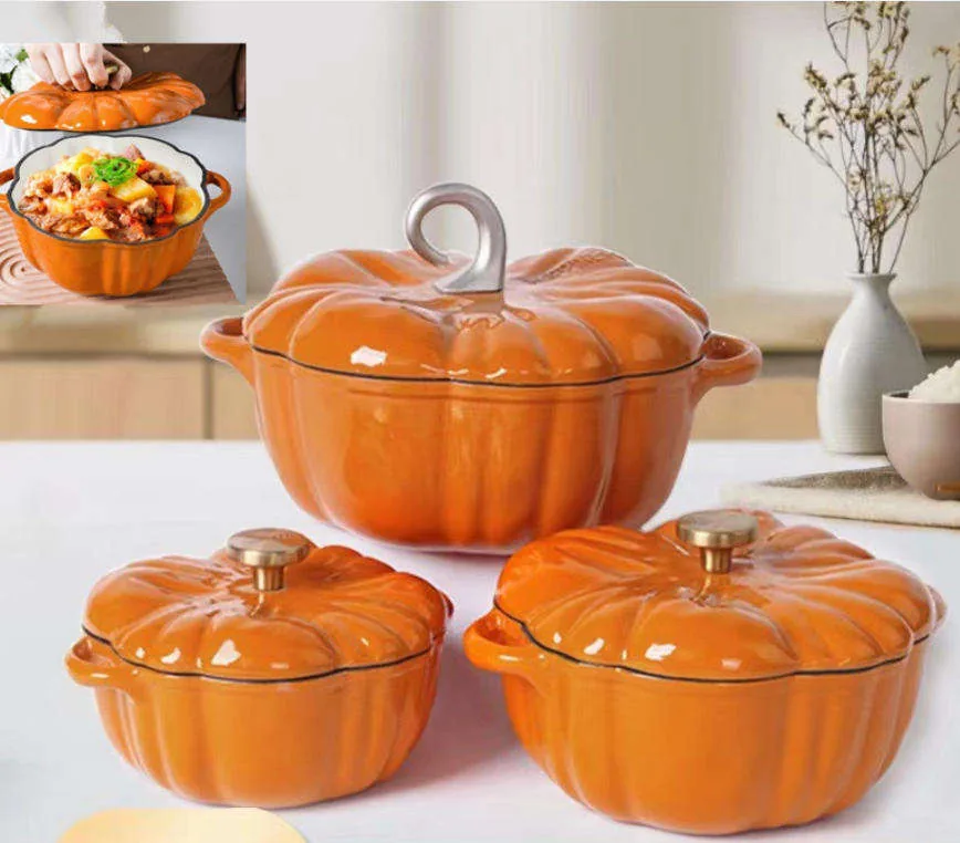 Pumpkin Enameled Cookware Set