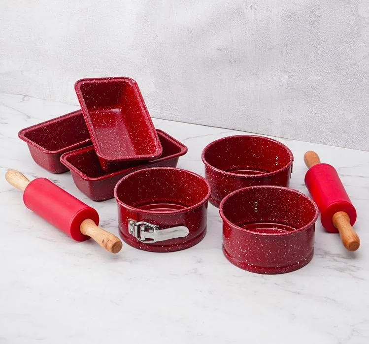 Red Baking Dish Set