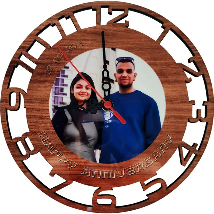 Photo Wooden Wall Clock