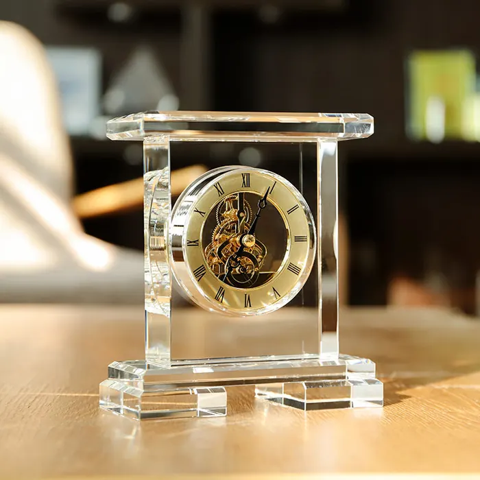 Crystal Table Clock