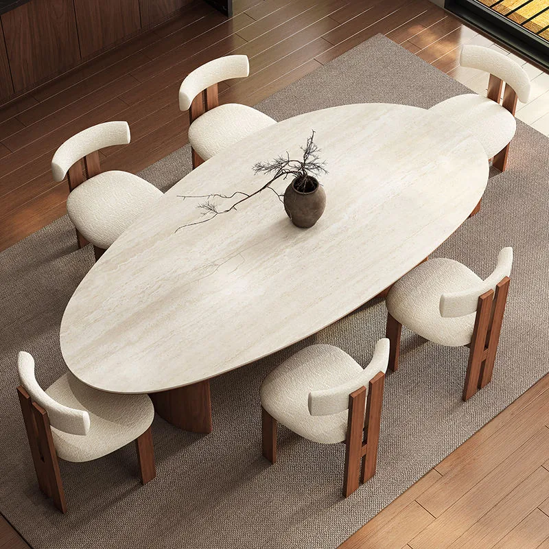 Oval Dining Table Set
