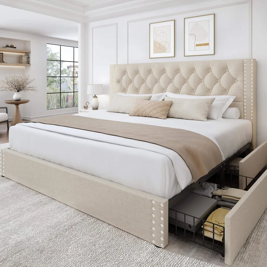 Upholstered Storage Bed