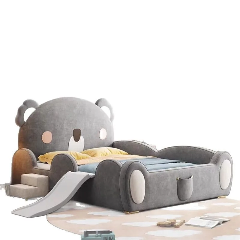 Kids Bear Bed with Slide