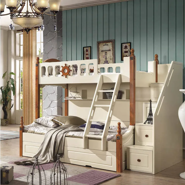 Kids Wooden Bunk Bed