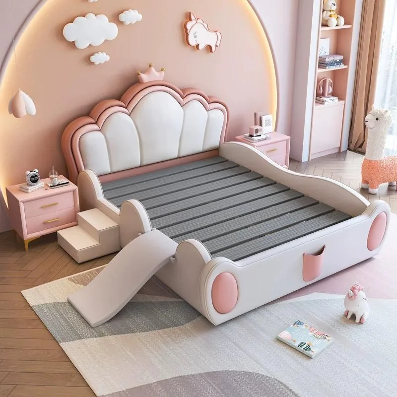 Kids Princess Bed with Slide