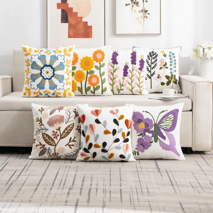Floral Pillow Set