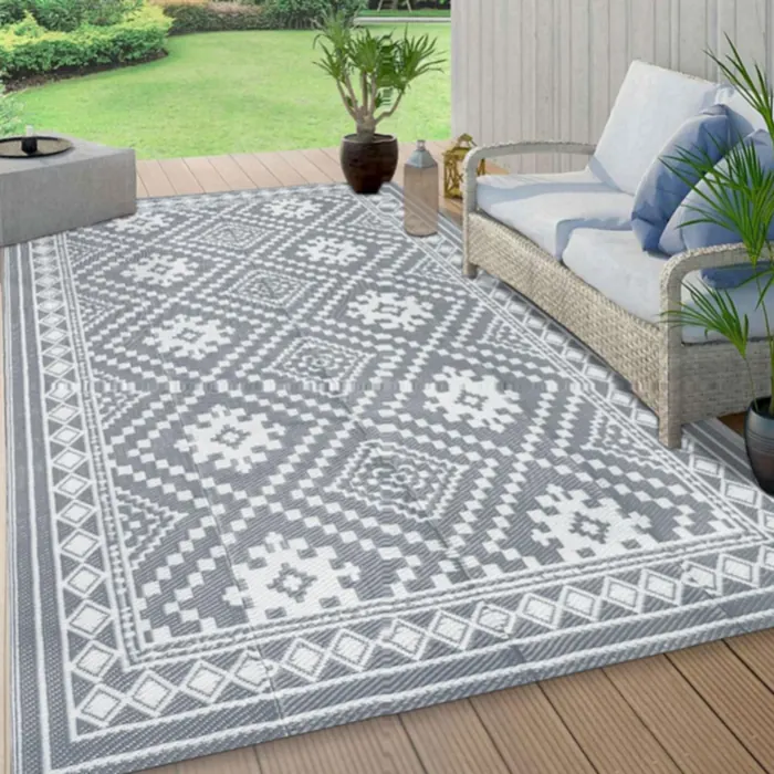 Geometric Garden Rug