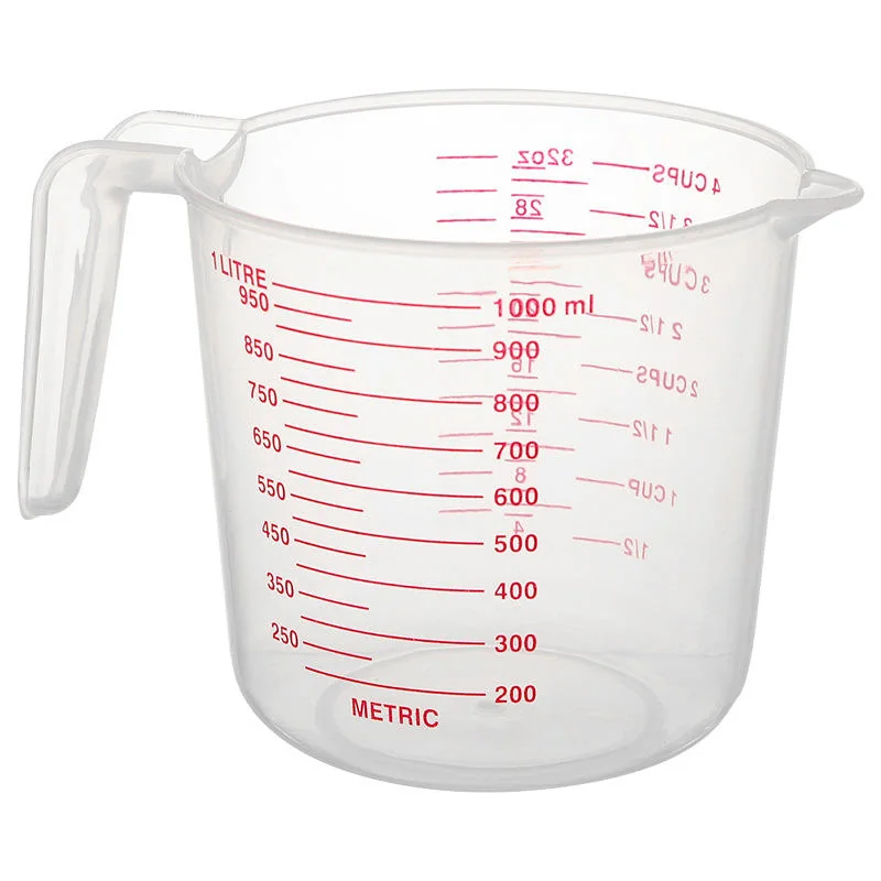 Plastic Measuring Cup with Metric Marks
