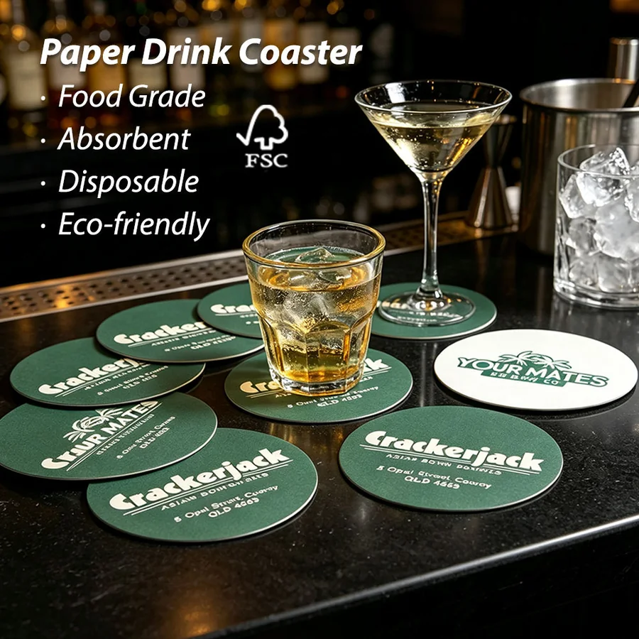 Paper Drink Coasters