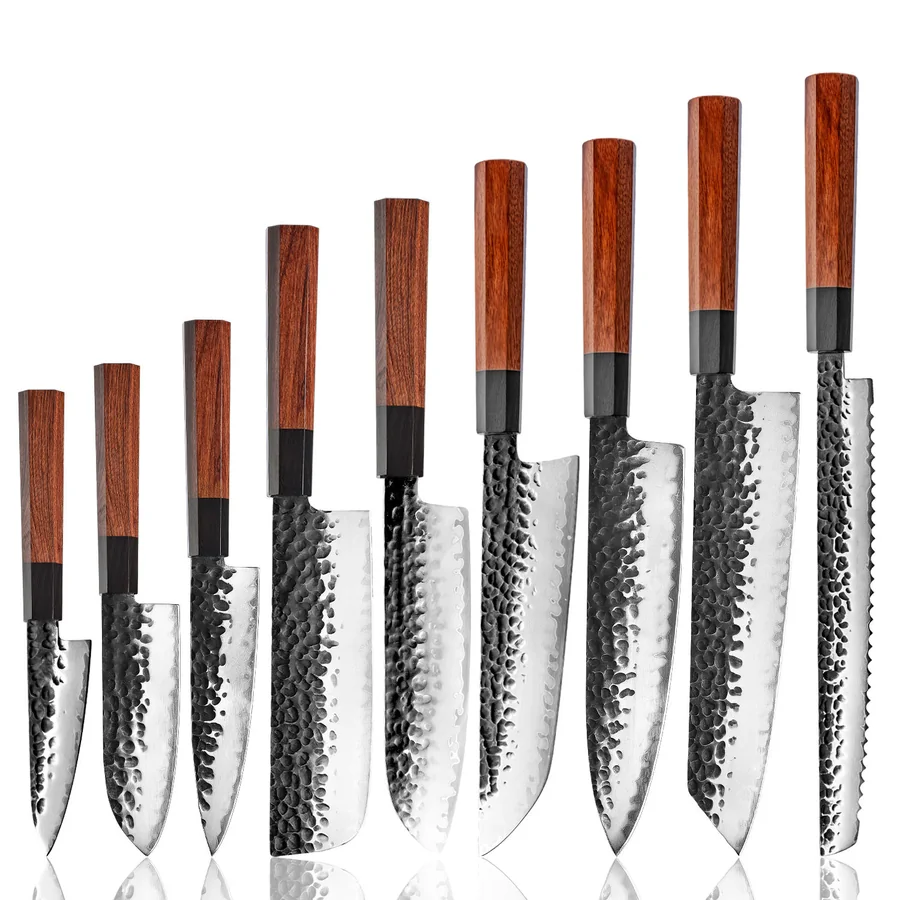 Wooden Handle Knife Set
