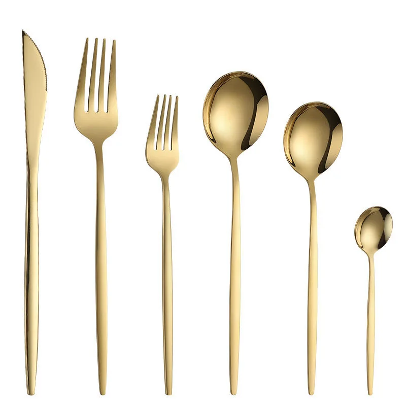 Gold Stainless Steel Cutlery Set