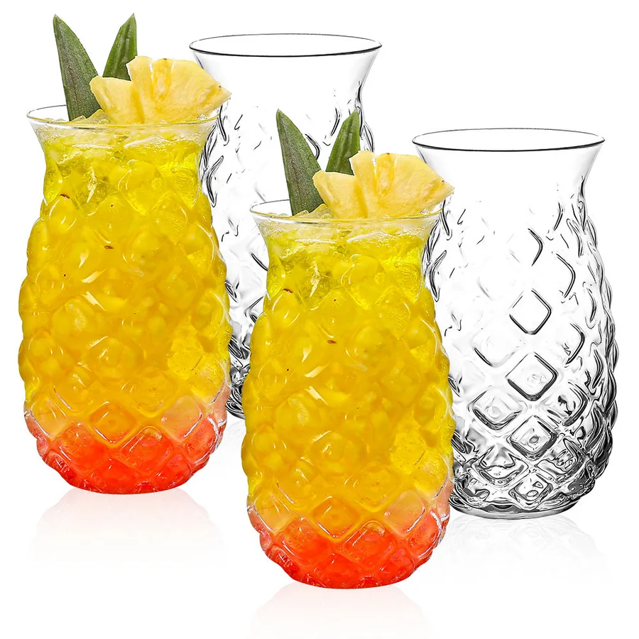 Pineapple Glass with Pitcher