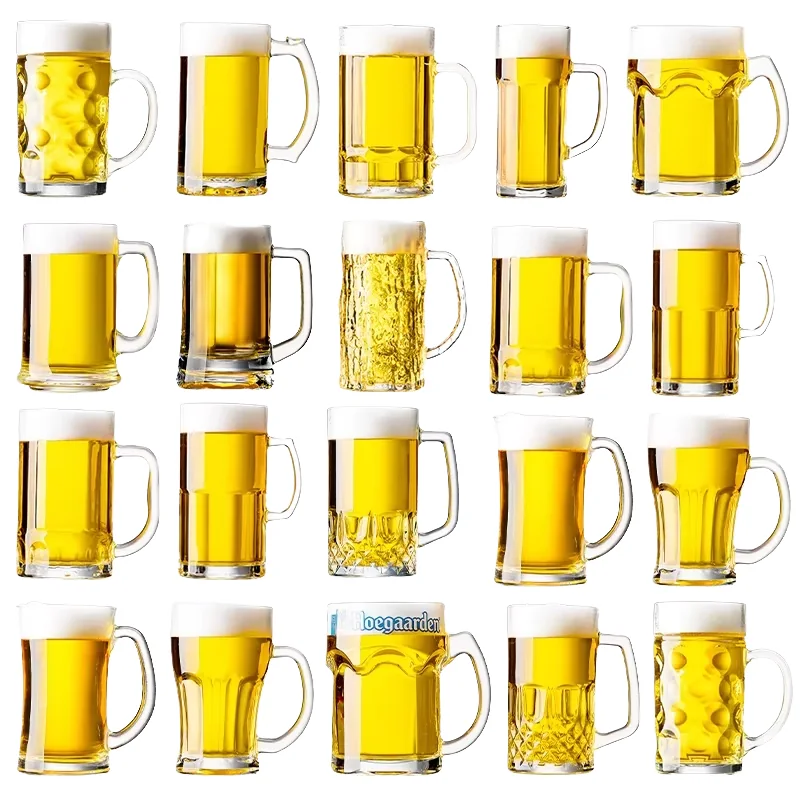 Glass Beer Mug Set