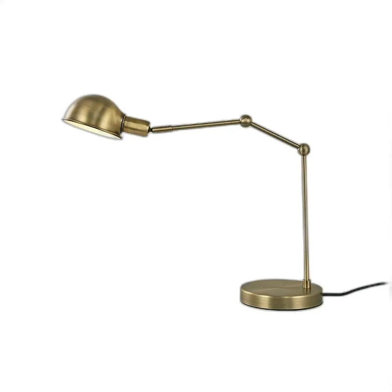 Brass Articulated Desk Lamp