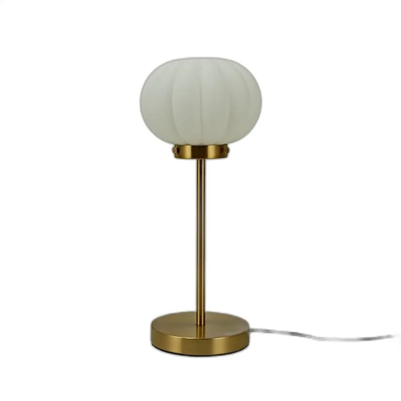 Pumpkin Glass Desk Lamp