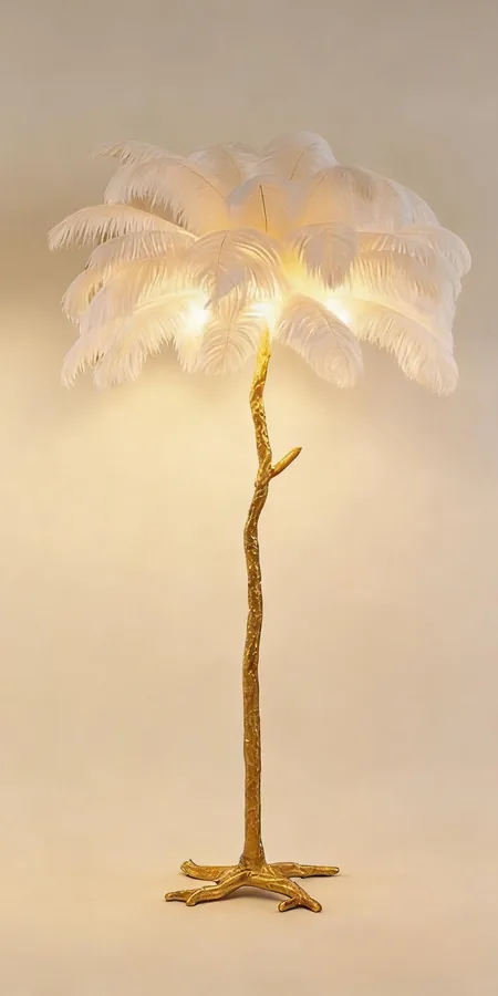 Feather Floor Lamp