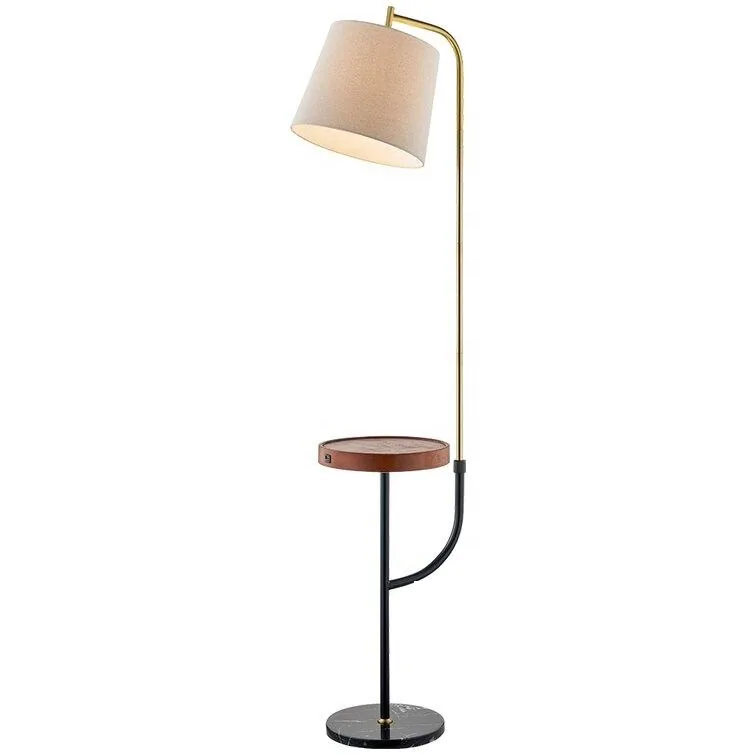Floor Lamp with Shelf