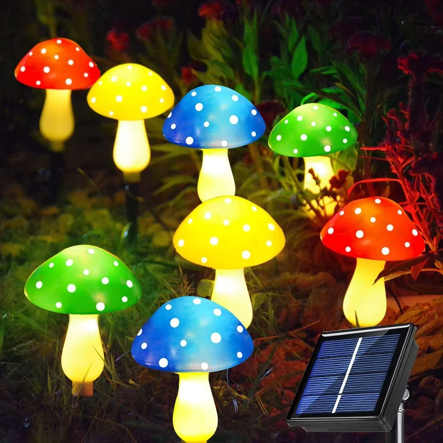 Solar Mushroom Lights