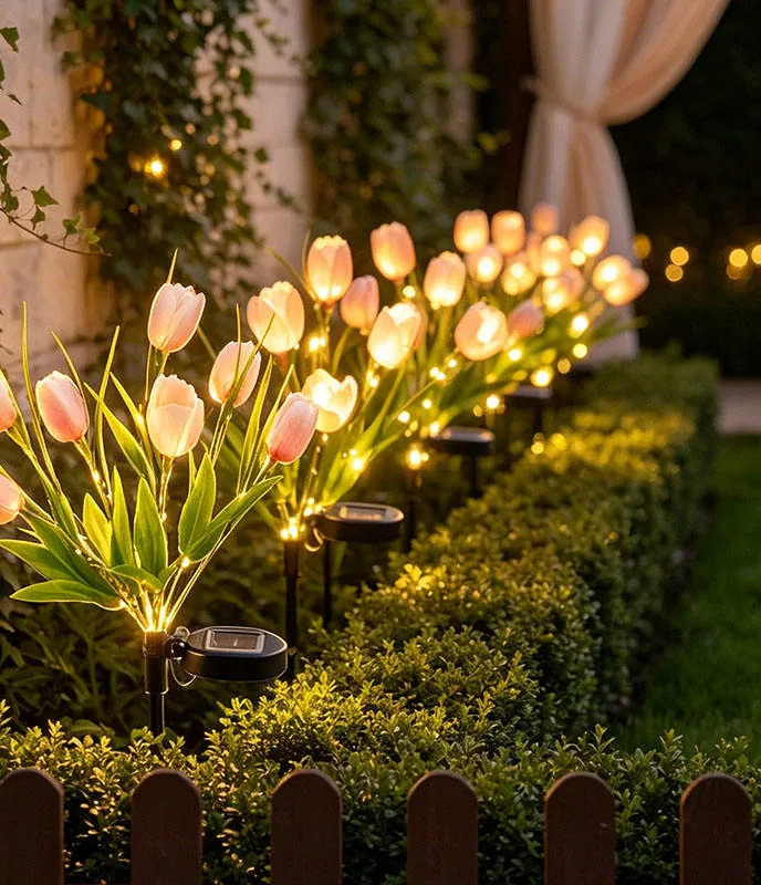 Solar Tulip Lights