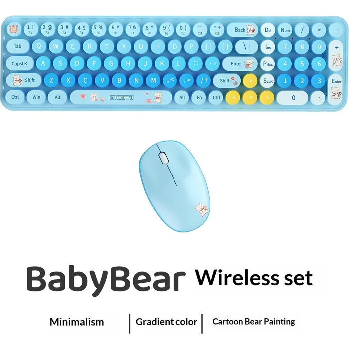 Wireless Keyboard Mouse Set