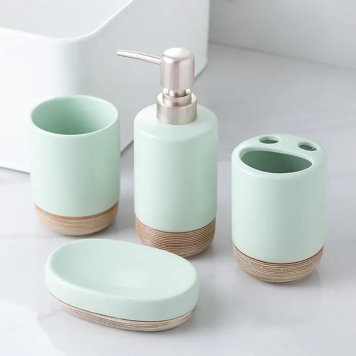 Mint Green Bathroom Set