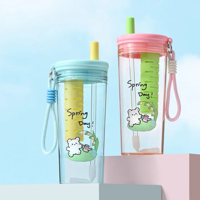 Cartoon Straw Tumbler