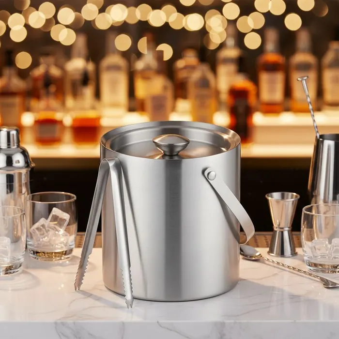Stainless Steel Ice Bucket