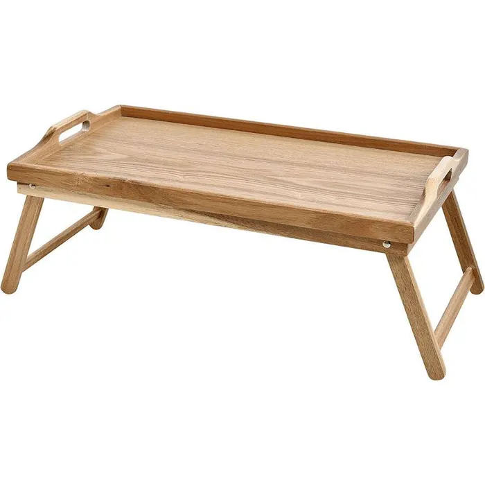 Wooden Folding Bed Table