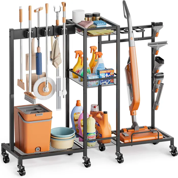 Cleaning Tool Storage Cart