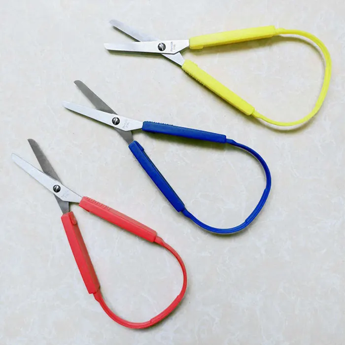Spring-Loaded Scissors (Red/Blue/Yellow)