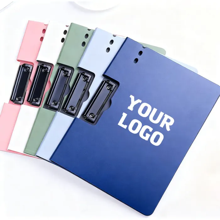 Metal Strong Clip Folders (5 Colors)
