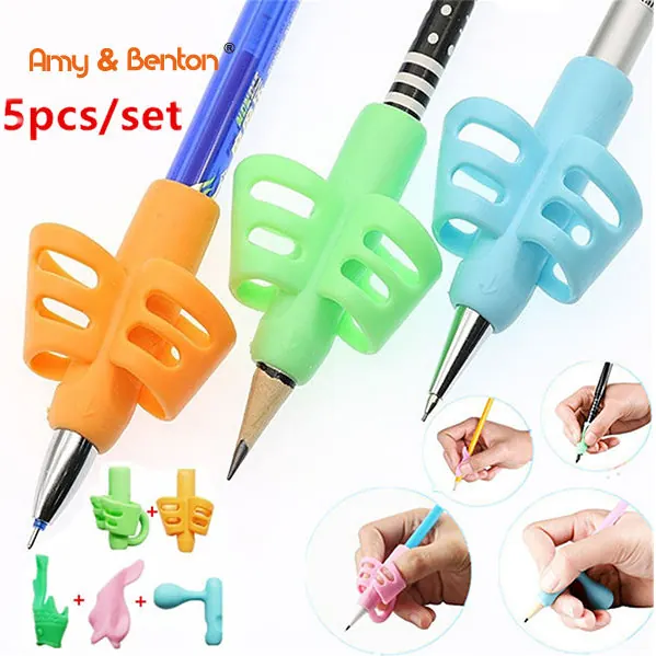 Kids Pencil Grip Correctors (5 Pcs)
