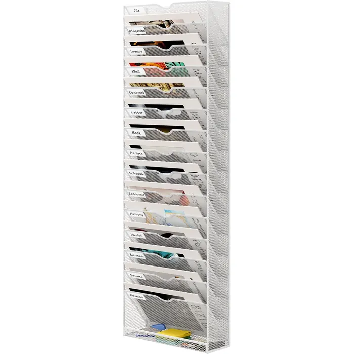 Vertical 16-Layer File Organizer