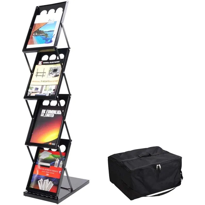 Folding Magazine & Newspaper Display Rack