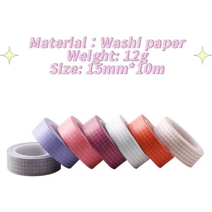 Washi Tape Set (7 Rolls)