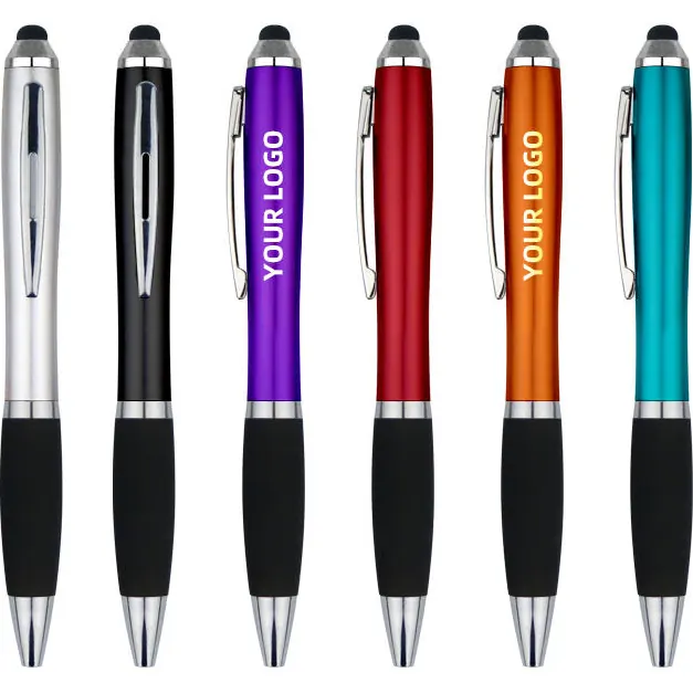 Touch Retractable Ballpoint Pens (6 Colors)